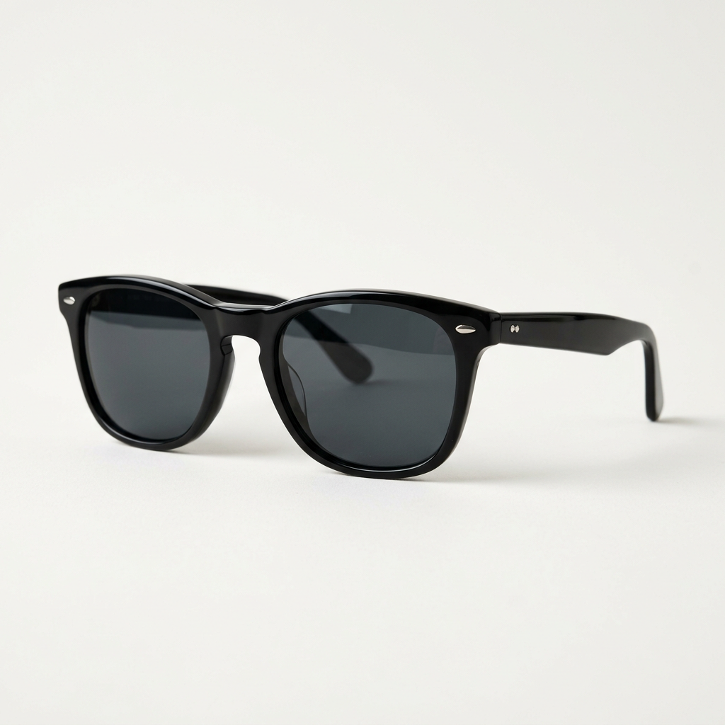 The Kensington wayfarer sunglasses on white