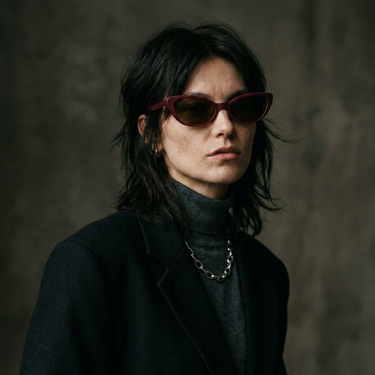 The Notting Hill sunglasses worn by model